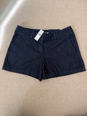 NWT Loft Dark Indigo Denim Shorts size 2